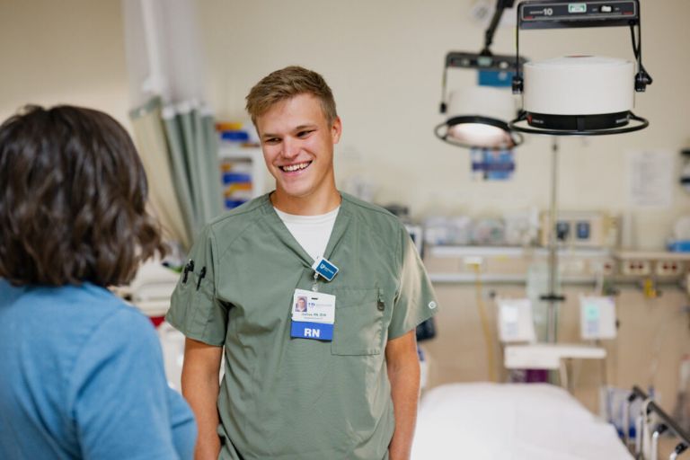 Portrait of UP Health System nurse